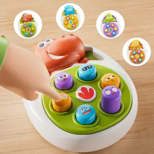 Dinosaur Press and Tap Toy - Interactive Learning, Brightly Colored, No Electricity Required, Perfect for Toddlers and Young Children, Educational Gift, Sturdy and Durable Children's Dinosaur Toy, Animals