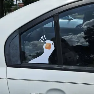 Confused Duck Sticker Funny Duck Vinyl Decal Cute Meme Sticker Waterproof Laptop MacBook Car Bumper Sticker Gift Idea