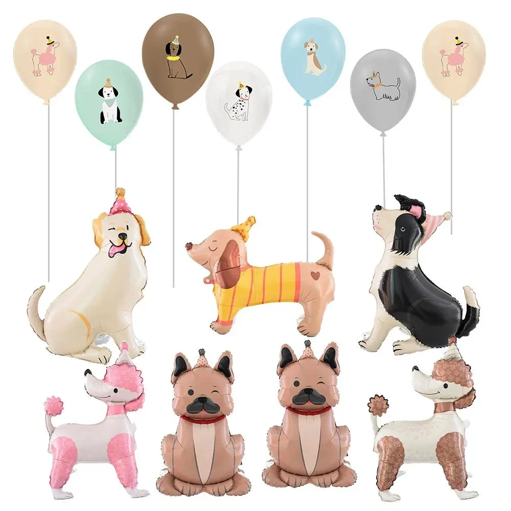 Pet Dog Party decoration standing Dog balloon Dog latex balloon kids puppy Dog Birthday Party Decoration Dog Party balloon decor