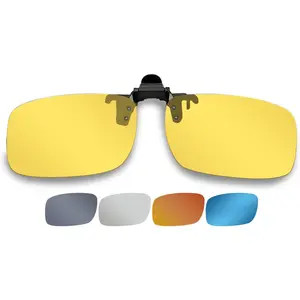 Clip on Sunglasses Over Prescription Glasses, Polarized glasses Man Women UV Protection