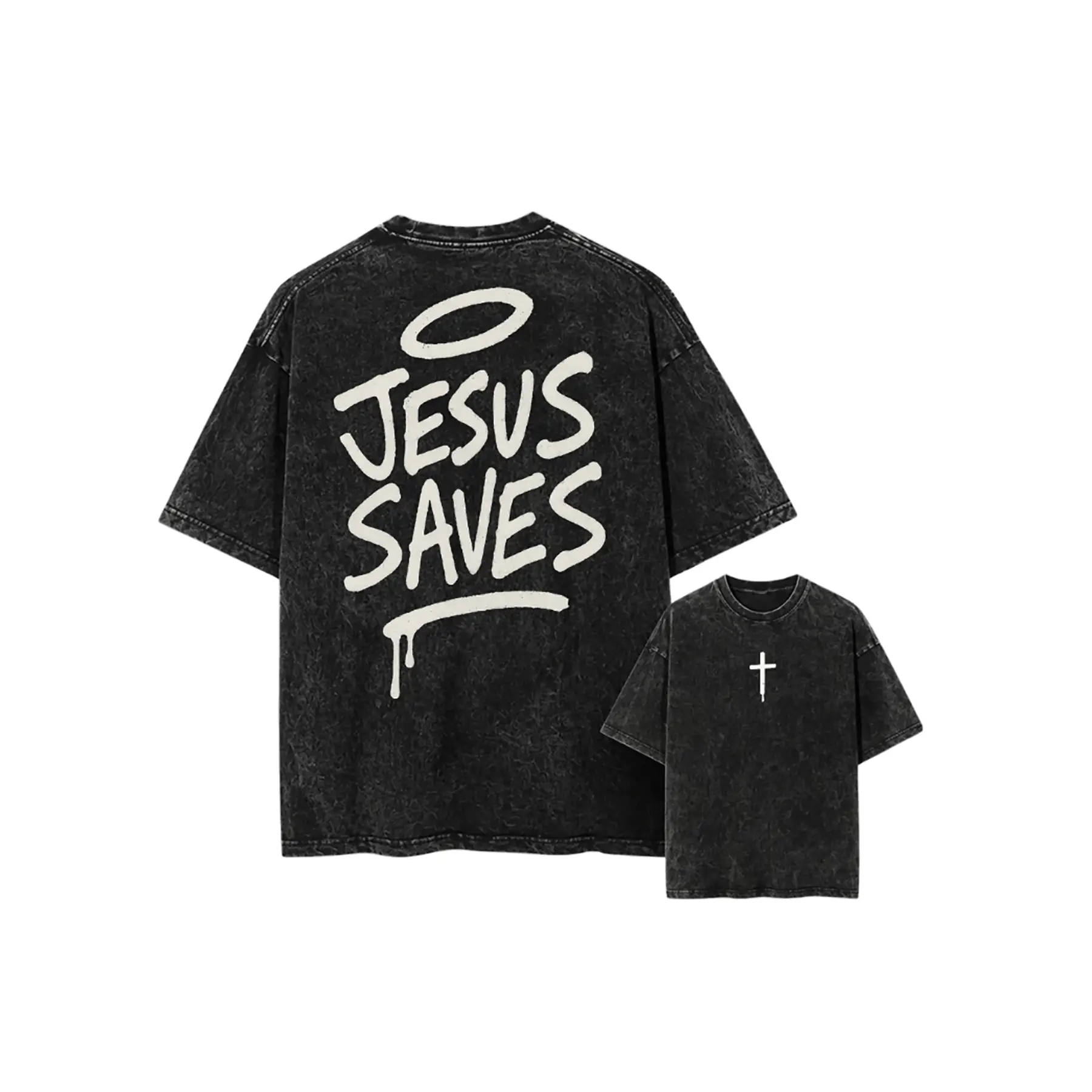 100% Cotton, Double-sided Pattern of Belief Blessing Small Clothes, Round Neck Everyday, Suitable for Leisure Parties, Soft Summer Short Sleeves, Interesting Printing, Breathable Fabric, Machine Washable., for Teenager