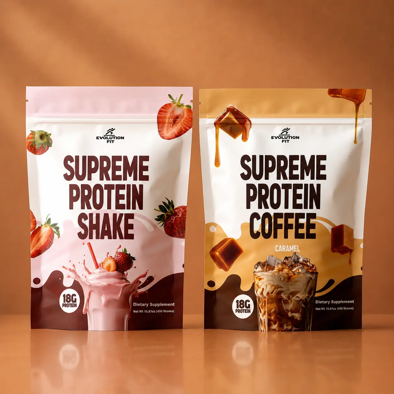 Supreme Protein Duo Bundle/ Coffee and Strawberry Supreme Protein Duo Bundle/ Coffee and Strawberry