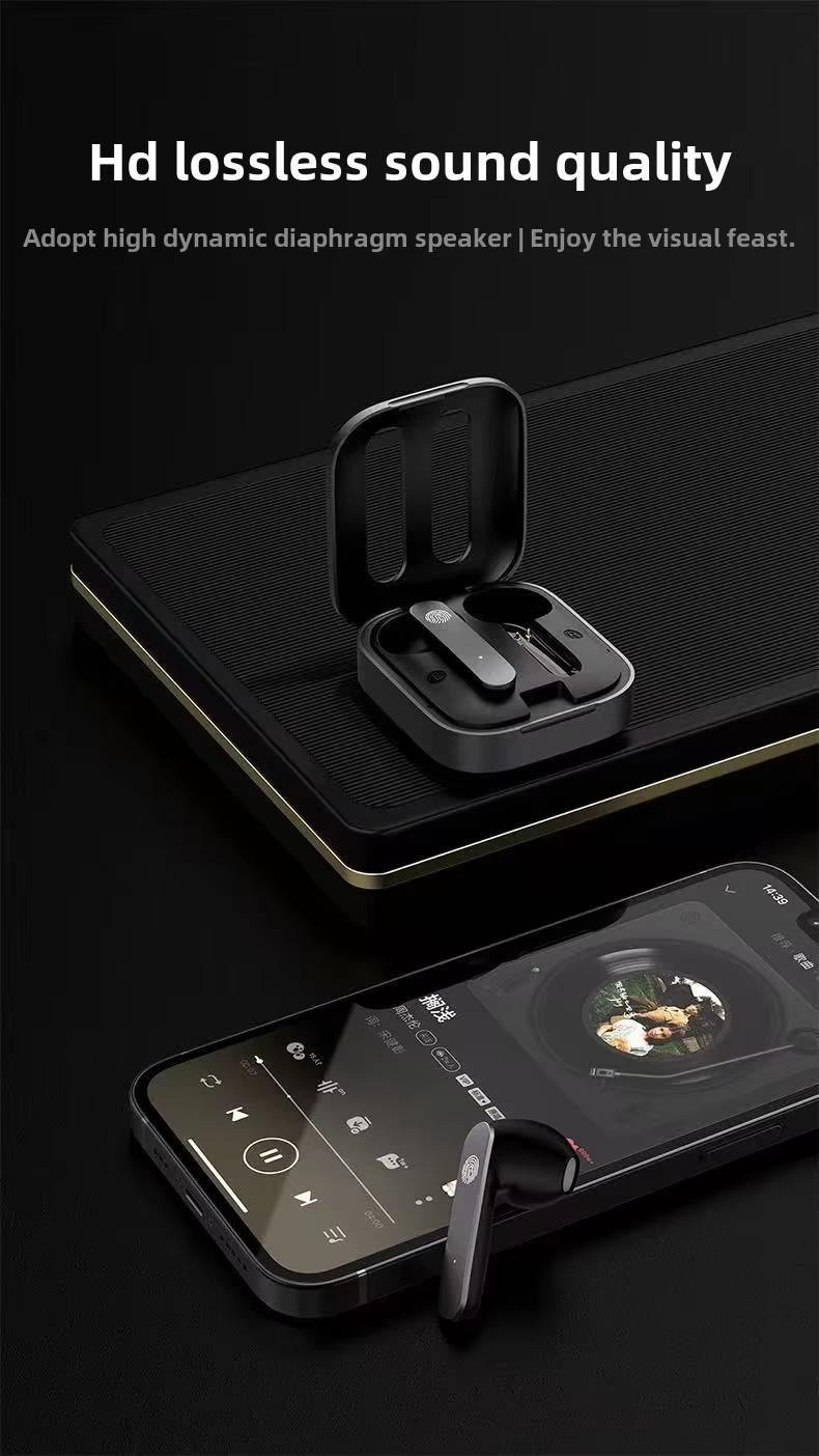 Maxco  ME-W12 for Bluetooth Semi-In-Ear Wireless Headphones Walkie Talkie for Phone and Pad
