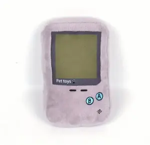 Gameboy Pet Plushy Toy - Soft Pink Plush Toy with Display, Buttons, and Character Design