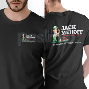 [Sale up to 40%] Jack Mehoff Funny Lawn Care T-Shirt – Retro Landscaping Cartoon Graphic Tee