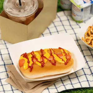 [500 ct] Karat 3.0 lb Food Tray | White