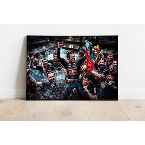 Sergio Perez poster, Checo Perez Poster, Red Bull Racing F1 Wall art, Formula 1 Monaco GP print, Sports poster