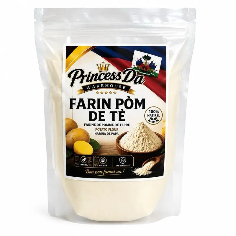 n Haitian Potato Flour (Farin Pòm de Tè- 1 lb (454 g)