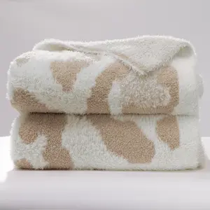 【Mother’s Day gift】Leopard Throw Blanket for Couch Bed Sofa Ultra Soft Cozy Animal Print Blanket, Lightweight Western Decor Plush Cheetah Throw, Blanket for Women & Teen Girls 60x80 Inches Beige