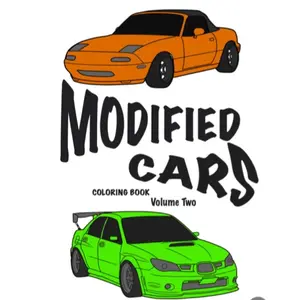 Modified Cars Volume 2 Coloring Book