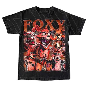Limited Foxy Five Nights At Freddy's Vintage T-Shirt, Gift For Woman and Man Unisex T-Shirt