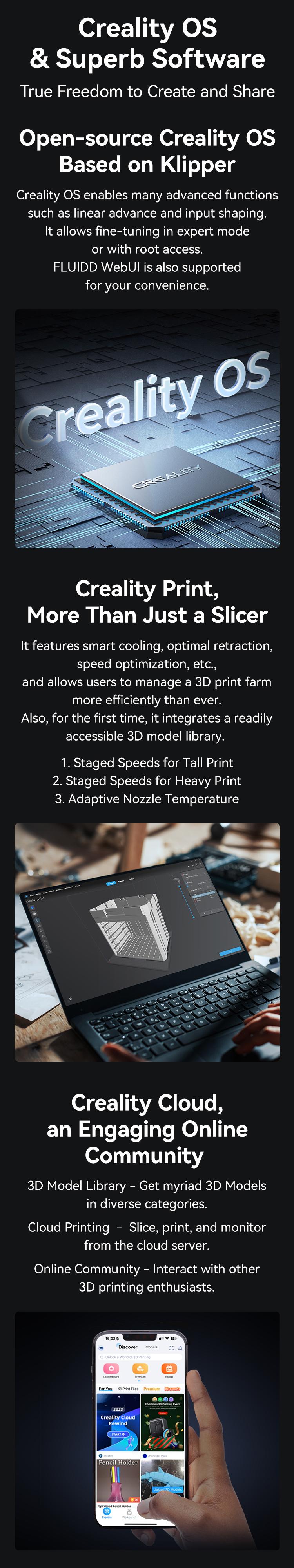 Creality Ender-3 V3 Plus 3D Printer - Dual Motors, CoreXZ Tech, Clog-Free Extruder, and Quick-Swap Nozzle Wifi Creality Ender-3 V3 Plus 3D Printer - Dual Motors, CoreXZ Tech, Clog-Free Extruder, and Quick-Swap Nozzle Wifi