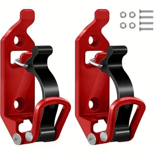 2PCS Multi-Use Quick Release Shovel Axe Mount, Heavy-Duty Corrosion-Resistant Tool Grip Holder with Secure Buckle Bracket, Ideal for Roof Rack, Cargo Bed, Boat Deck, Utility Vehicle and Recovery Gear Storage
