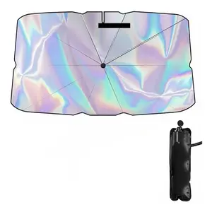 Car Windshield Sunshade — Heat-Insulating, UV-Blocking, and Privacy-Enhancing | Universal Fit: Suitable for Most Sedans, SUVs, and Trucks (Chameleon Style)