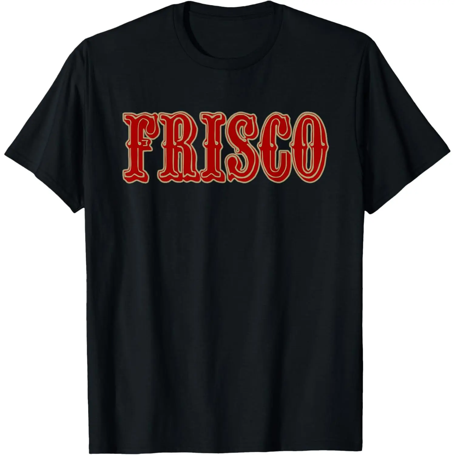 Frisco Graphic T-Shirt, Unisex Casual Streetwear Top with Short Sleeves and Round Neck for San Francisco Fans