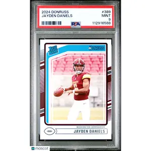 2024 Panini Donruss Jayden Daniels Rated Rookie #389 PSA 9 Washington Commanders