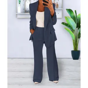 going outfits Women's Two Piece Sets Pants Suits Dressy Business Casual Outfits Professional Blazer Pantsuits Set Work Office