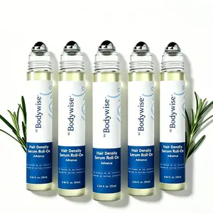 5PCS  Bodywise Advanced Hair Growth Roll-On Serum 25ml | 5% Saw Palmetto, 3% Rosemary, 1% Caffeine Herbal Extracts and 3% Fenugreek | Hair Loss Reduction Scalp Serum | Suitable for Men and Women