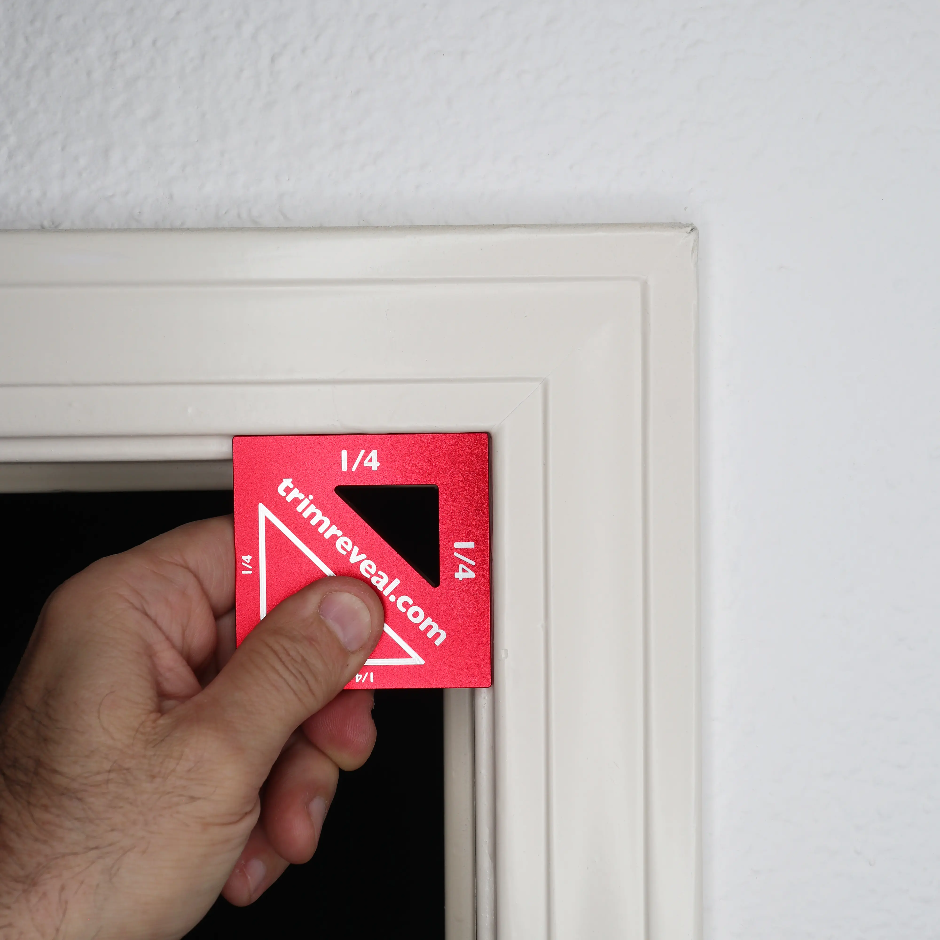 1/4" Trim Reveal Tool - Perfect Trim Molding Spacer/Reveal for Doors and Windows - Ships directly from California. Now you can hang it on your tool belt!