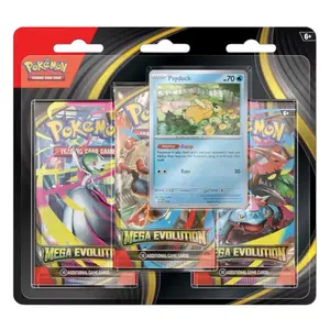 2025 Pokémon TCG: Mega Evolution 3-Pack Blister Pack (Psyduck)