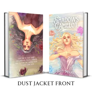 SHADOWS OF CAMELOT SILVER FOIL OMNIBUS Hard Cover Book with Full Color Page Edge Design & Illustrations Arthurian Legend Fantasy