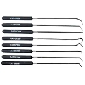 212 MAIN Mayhew MAY17990 8-Piece Rustproof Tool Kit Set, 9.75 in. Long Hook & Pick, Mechanics Tool Set for Automotive & Cycling Maintenance