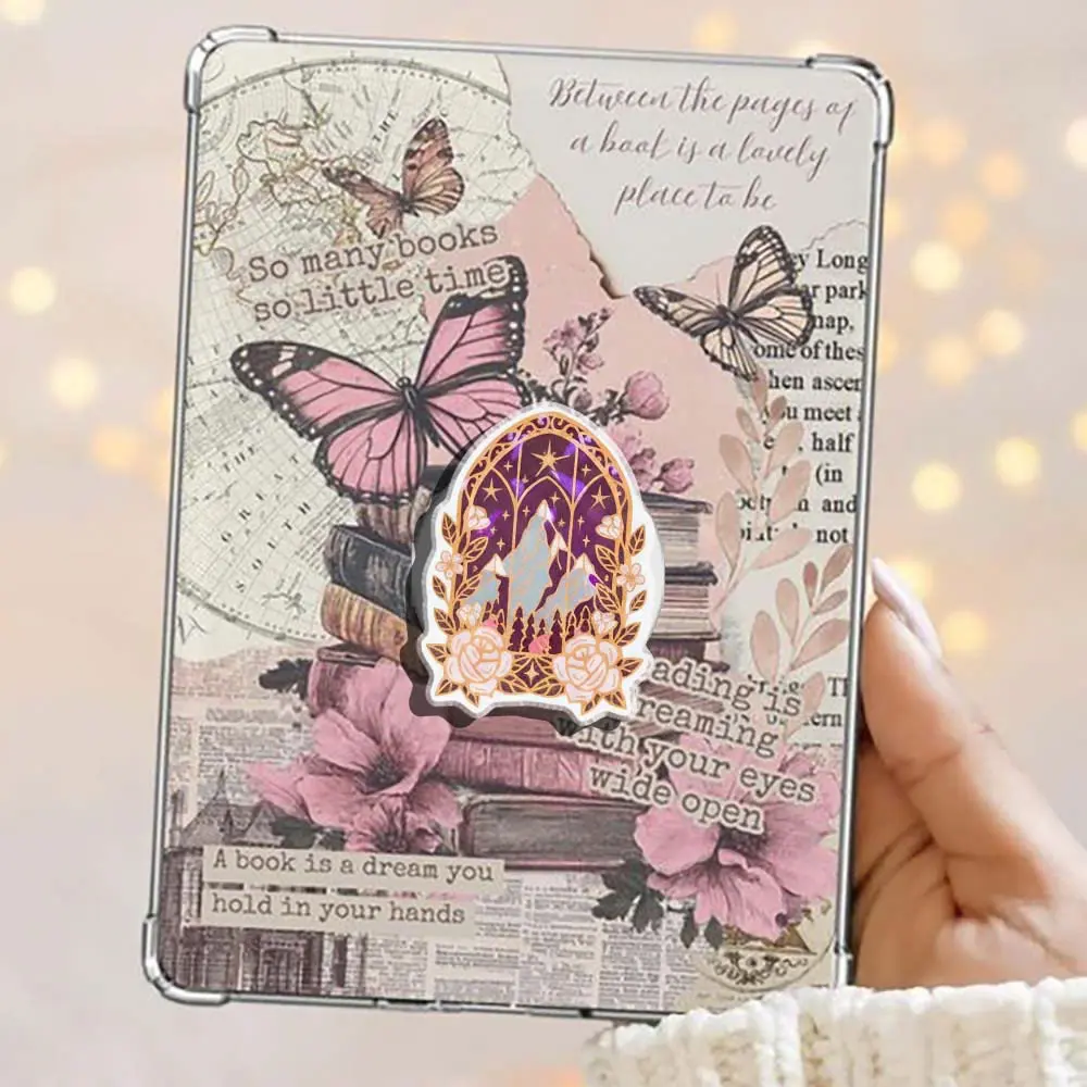 Starry Mountain Window Twilight Dreamscape Grip Magnetic Kindle Grip Book Lover Cute Kindle Accessories Phone Holder PopSocket Phone Grip Magnetic Pop Socket Phone Grip