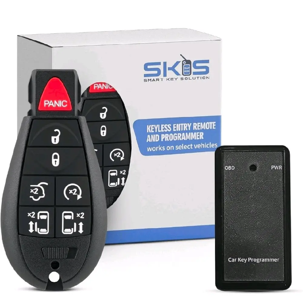 DIY Keyless Entry Remote Compatible for Chrysler Town and Country Dodge Grand Caravan 2008 2009 2010 2011 2012 2013 2014 2015 2016 2017 2018 Car Keyless Entry Remote Control M3N5WY783X IYZ-C01C