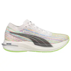 PUMA Womens Deviate Nitro Running Sneakers Shoes - White