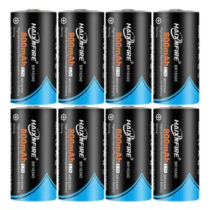 (8 PCS) 16340 Battery CR123A 800mAh Rechargeable Lithium Battery 3.7 VOLTS For LED Flashlight lectric Car Toy