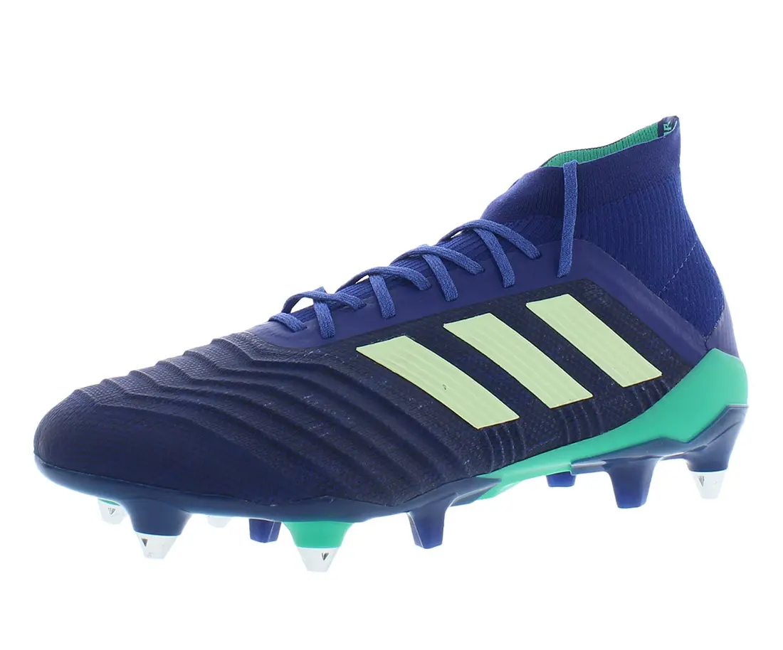 Adidas Predator 18.1 SG Men's Soccer Cleats - Textured Upper Athletic Footwear for Soft Ground Performance