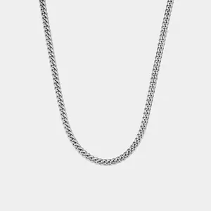 (6mm) Miami Cuban Link Chain - White Gold