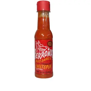 La Perrona Original Chiltepin Pepper Hot Sauce 5 Ounce Plastic Bottle Flavor Dip Spicy Perfume Sambal