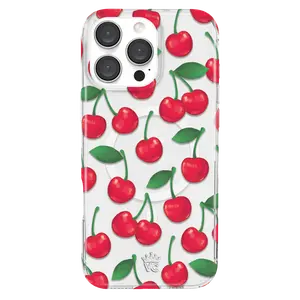 Velvet Caviar Very Cherry iPhone Case - Cute & Trendy Phone Cases for iPhone with Stylish Girly Design and Shockproof Protection