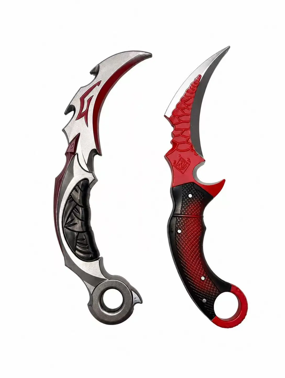 Kinstore 12.5" PU Foam Karambat Training Foam Knife Trainer Foam Claw Knife for Cosplay Costume