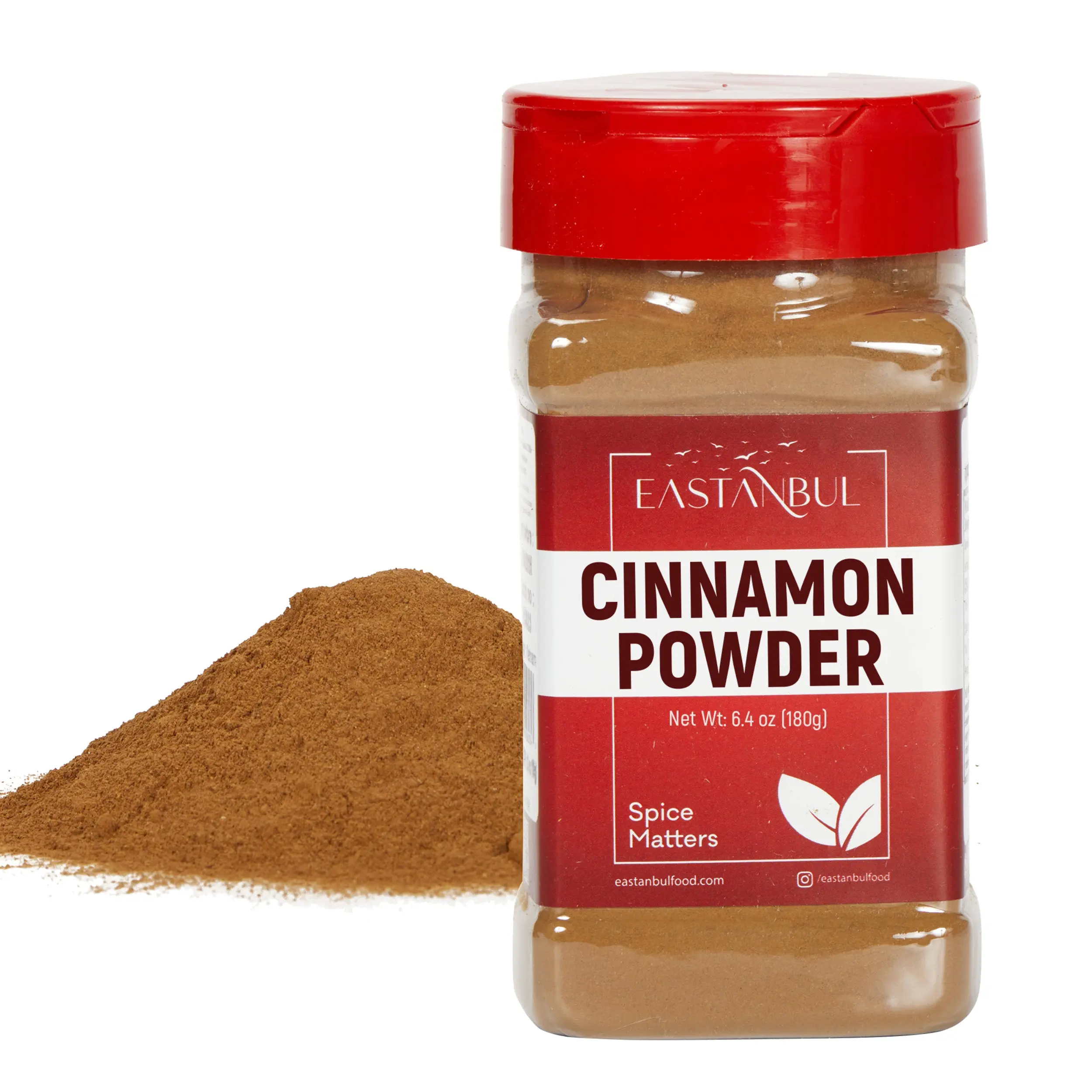 Eastanbul Cinnamon Powder, Ground Cinnamon Powder AKA Canela en Polvo,6.4oz Seasonings Flavor Seasoning Pantry Pack