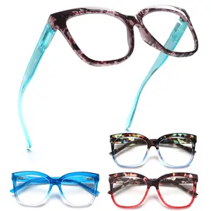 DEAAOK 4 Pack Reading Glasses  Women and Man  Anti Blue Light Readers Anti Eyestrain Reading Glasses Blue Light Blocking Computer Eyeglasses