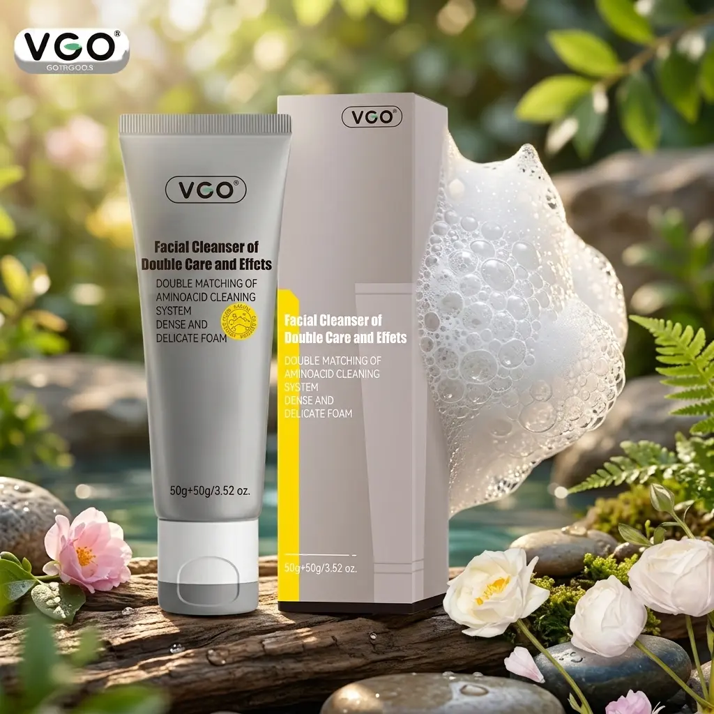 VGO Foaming Facial Cleanser Hydrating Daily Cleanser for Clean and Balanced Skin