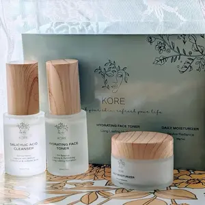 KORE 3-Step Glass Skin Set | Cleanser, Toner & Moisturizer