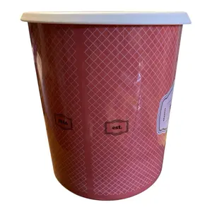 One Touch Canister 3L Orange Red for Kitchen Storage Vibrant Color Practical & Stylish Design 3 Liter Capacity Ideal for Organizing Essentials