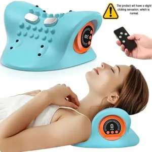 Electric Neck and Shoulder Massage Pillow, USB-Powered Deep-Tissue Trigger Point Massager with Ergonomic Rechargeable Design, Perfect Christmas Gift