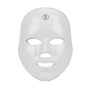 USB-Charged 7-Color LED Facial Mask, Photon Skin Rejuvenation Mask for Daily Care, Face Skincare Device and Facial Beauty Massager for Women & Girls, Rechargeable Facial Mask
