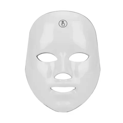 USB-Charged 7-Color LED Anti Aging Facial Mask, Photon Skin Rejuvenation Mask for Daily Care, Face Skincare Device and Facial Beauty Massager for Women & Girls