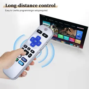 Universal Replacement Remote Accessories for Roku Smart TVs - Works w/ TCL, Hisense, Sharp TVs, Easy Setup