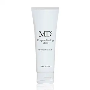 MD Enzyme Peeling Mask - Gentle Gommage Face Peel for Radiant Glass Skin | Natural Papaya & Pineapple Enzymes | Pore Reset Acne Care for Sensitive Skin | Smoothing Professional Glow Polish | Sulfate & Paraben Free, Clean Beauty Exfoliator 1.7oz
