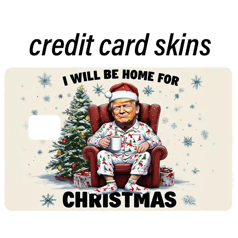 3 Pcs Trump Will Be Home For Christmas Credit Card Skin,Trump Christmas Debit Card Stickers For Christmas 3 Pcs Trump Will Be Home For Christmas Credit Card Skin,Trump Christmas Debit Card Stickers For Christmas