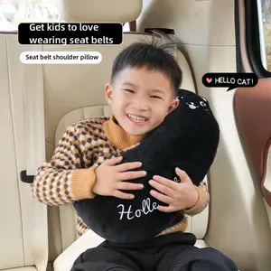 Car child safety belt anti-strangle neck pillow Car cute sleeping artifact shoulder cover car back seat pillow