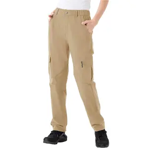 TBMPOY Women's Breathable Water Resistant Cargo Pants Quick Dry UPF 50+ Travel Camping Work Pants