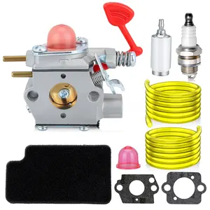 Hipa 545081855 Carburetor for Poulan Pro BVM200VS BVM200C Craftsman 25CC Leaf Blower Parts Walbro WT-875 WT-875A Carb with 545116801 Air Filter Tune-Up Kit
