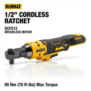DEWALT DCF512 20V Max Cordless Ratchet, 0-250 RPM Variable Speed, 70 ft-lbs Torque, Compact Oil-Resistant Design, Professional Rotary Automotive Tool for Mechanics Working in Narrow Spaces, Narrow Space,summervibes